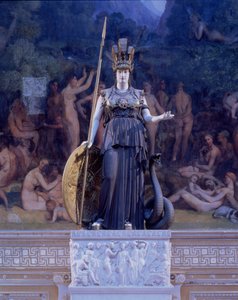 Минерва полироль autorstwa Pierre Charles Simart