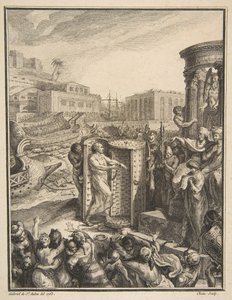 Regulus skazany na najokropniejsze tortury, XVIII wiek. autorstwa Pierre Chenu