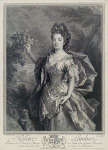 Helene de Motteville autorstwa Pierre Drevet