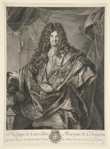 Philippe de Courcillon, markiz Dangeau autorstwa Pierre Drevet