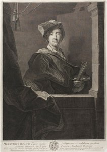 Portret Hiacynty Rigaud autorstwa Pierre Drevet