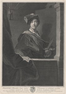 Hiacynt Rigaud autorstwa Pierre Drevet, after Hyacinthe Rigaud