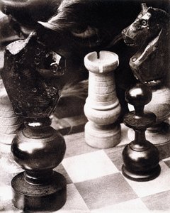 Po partii szachów, ok. 1930 (druk olejny) autorstwa Pierre Dubreuil
