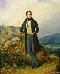 Portret dżentelmena (olej na płótnie) autorstwa Pierre Duval Lecamus