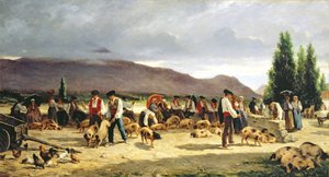Targ świni, 1875