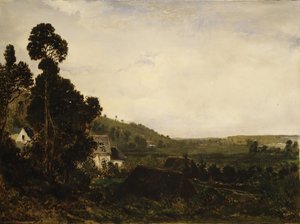Stara Kaplica w Dolinie 1835. autorstwa Pierre Etienne Theodore Rousseau