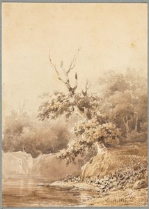 Krajobraz, 1836. autorstwa Pierre Etienne Theodore Rousseau