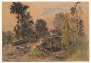 Kamienny Most autorstwa Pierre Etienne Theodore Rousseau
