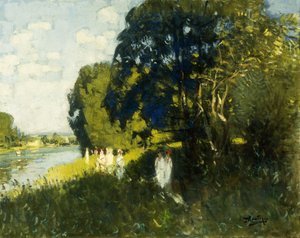 Piękna niedziela nad brzegiem Sekwany; piękna niedziela nad Sekwaną
