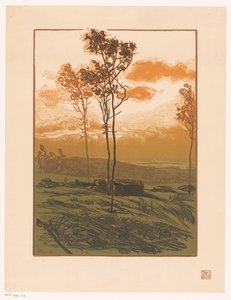 Krajobraz autorstwa Pierre Eugène Vibert