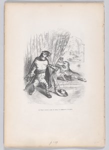 Tygrys wszedł ukradkiem ze sztyletem w ręku ze Scen z szeregowca a..., ca. 1837-47. autorstwa Pierre Francois Godard