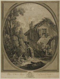 Krajobraz Wiatraka autorstwa Pierre Francois Laurent