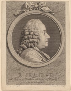 Edme-Sebastien Jeaurat autorstwa Pierre Francois Martenasie after Charles Nicolas Cochin II