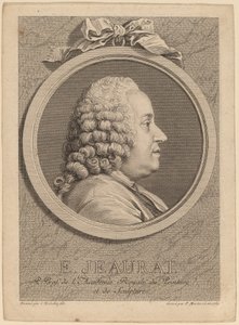 Edme-Sebastien Jeaurat autorstwa Pierre Francois Martenasie after Charles Nicolas Cochin II