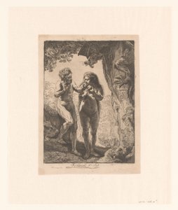 Adam i Ewa autorstwa Pierre François Basan