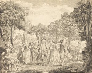 Balet w Operze, 1761. autorstwa Pierre François Basan