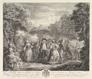 Karnawał Parnasu, 1761-62. autorstwa Pierre François Basan