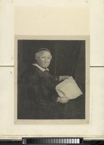 Portret pisarza Lievena Willemsza. van Coppenol: duży talerz Recueil de quatre-vingt-cinq estampes originales (tytuł serii)