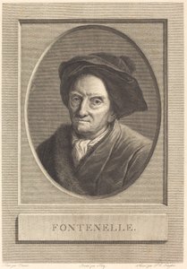 Fontenelle autorstwa Pierre Gabriel Langlois after Guillaume Voiriot after Jean Jacques Forty