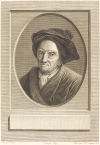Fontenelle autorstwa Pierre Gabriel Langlois after Guillaume Voiriot after Jean Jacques Forty