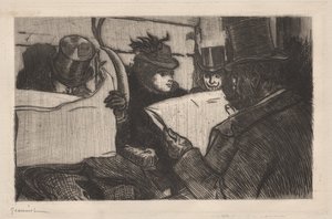 Wieczorny pociąg autorstwa Pierre Georges Jeanniot