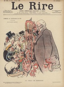 Toast Bismarcka. Ilustracja do Le Rire