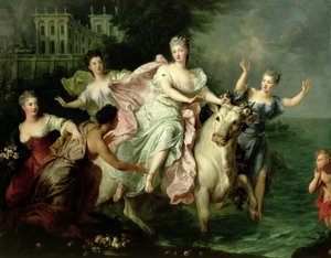 Europa uniesiona przez Jowisza przemieniona w byka, ok. 1700