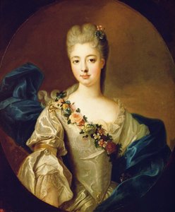 Portret Charlotte Aglae z Orleanu autorstwa Pierre Gobert