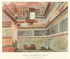 Pierwszy styl dekoracyjny, Casa Del Centuaro (kolor lito)