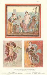 Venus S. Protektor Pompei, Leda, Bachchante (czarna lito) autorstwa Pierre Gusman