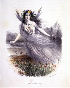 Wróżka: La sylphide - w „Kobietach mitologicznych” Mery i Foelix, il. G. Staal, wyd. przez Gouet