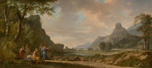 Góra Athos wyrzeźbiona jako pomnik Aleksandra Wielkiego autorstwa Pierre Henri de Valenciennes