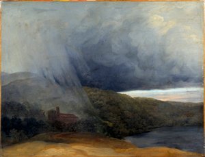 Burza nad jeziorem. Pierre-Henri De Valenciennes (1750-1819)