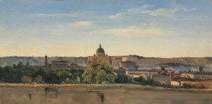 Widok Rzymu, ok.1782-1784 autorstwa Pierre Henri de Valenciennes