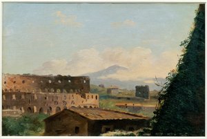Vue du Colisee - widok na Koloseum w Rzymie ... autorstwa Pierre Henri de Valenciennes