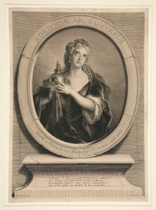 Adrienne dekarz autorstwa Pierre Imbert Drevet
