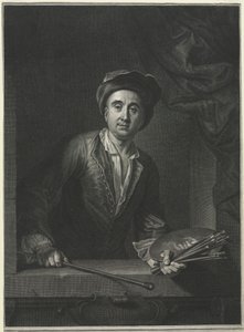 François de Troy, według Autoportretu.
