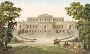 Pawilon Haarlem, z „Wybór najwybitniejszych zabytków, budynków i domów Królestwa Niderlandów” Pierre