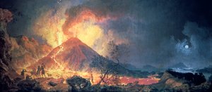 Erupcja Wezuwiusza, lata 70. XVIII wieku.