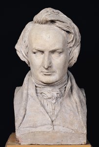 Popiersie Victora Hugo (1802-85) lat 35, 1837 (tynk)