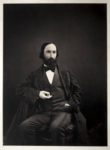 Auguste Vacquerie, ok. 1930 r. 1860. autorstwa Pierre Jean Delbarre
