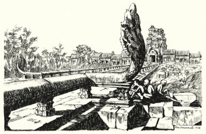 W parku Angkor Vat Zachodnie Gopury (rycina)
