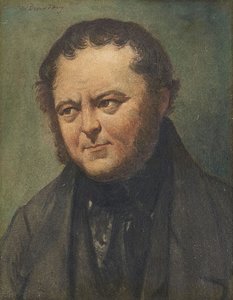 Portret Marie-Henri Beyle, z d. Stendhal 1783-1842. autorstwa Pierre Joseph Dedreux Dorcy