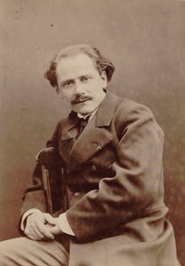 Portret kompozytora Julesa Masseneta 1842-1912, 1880. autorstwa Pierre Lanith Petit