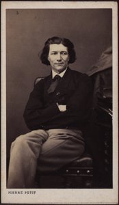 Portret dramaturga Victoriena Sardou 1831-1908, ok. 1860. autorstwa Pierre Lanith Petit