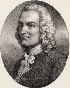 Portret kompozytora Jean-Philippe Rameau 1683-1764. autorstwa Pierre Louis Henri Grevedon