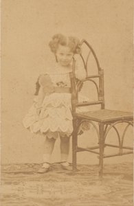 Krzesło rustykalne, lata 60. XIX wieku. autorstwa Pierre Louis Pierson