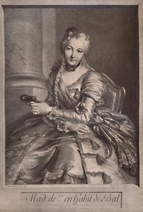 Madame de Pompadour, kochanka króla Francji Ludwika XV, XVIII wiek 1894 autorstwa Pierre Louis de Surugue