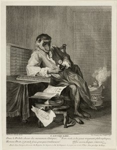 Antykwariusz małp autorstwa Pierre Louis de Surugue