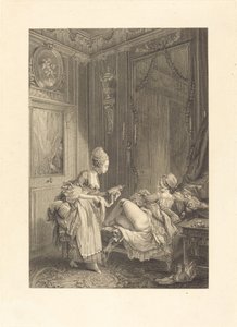 Ciekawi autorstwa Pierre Maleuvre after Pierre Antoine Baudouin